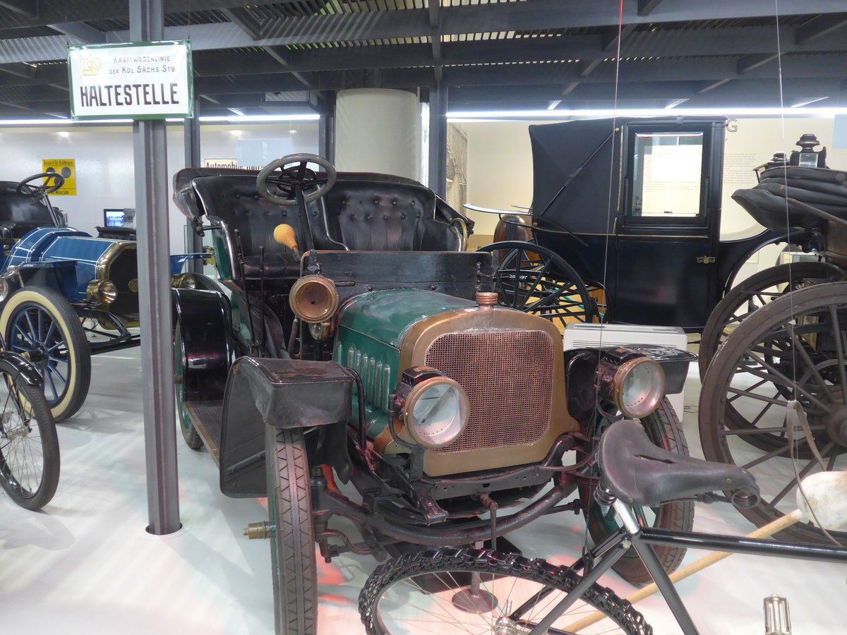 (182'929) - Wanderer Nr. 15 von 1909 am 8. August 2017 in Dresden, Verkehrsmuseum