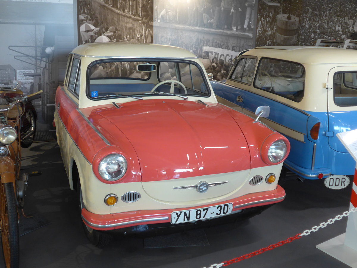 (182'997) - Trabant - YN 87-30 - am 8. August 2017 in Dresden, Die Welt der DDR