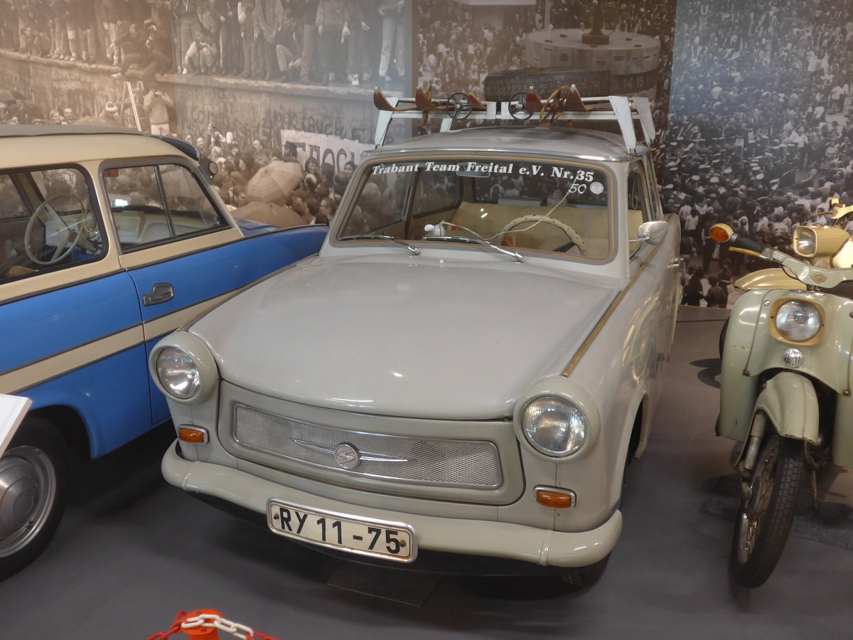(182'999) - Trabant - RY 11-75 - am 8. August 2017 in Dresden, Die Welt der DDR