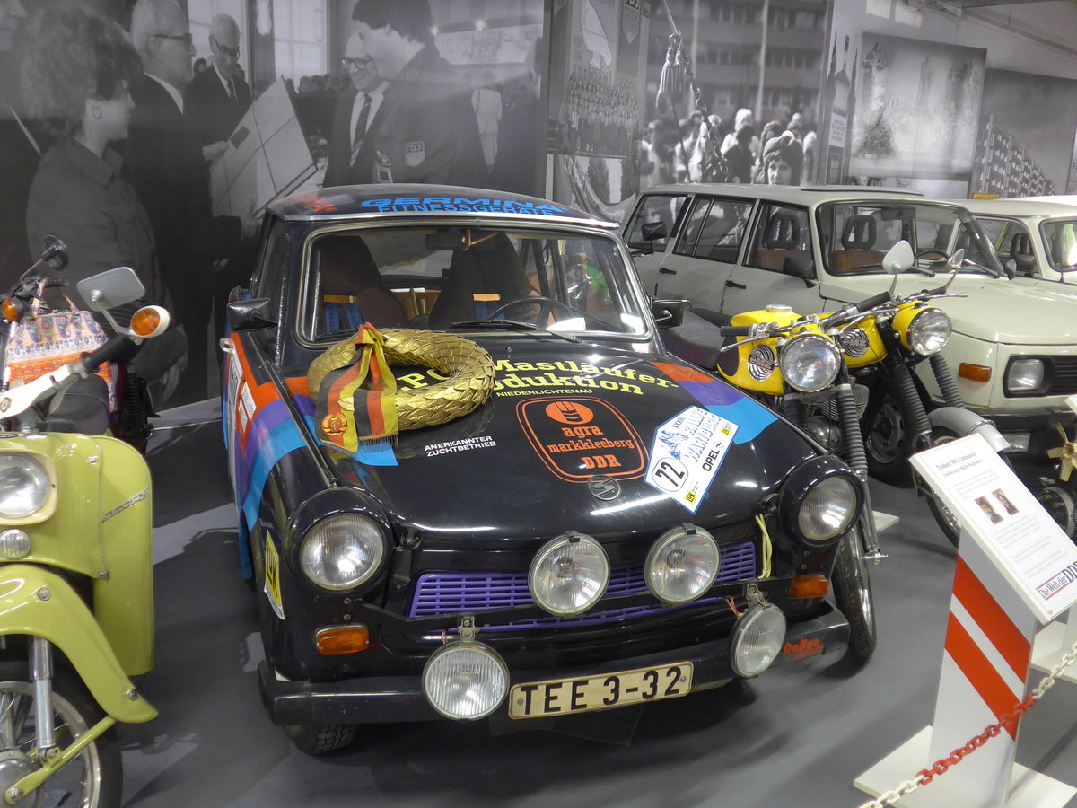 (183'003) - Trabant - TEE 3-32 - am 8. August 2017 in Dresden, Die Welt der DDR