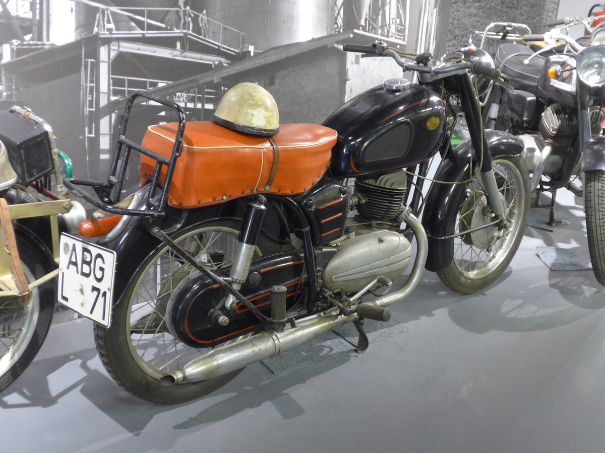 (183'025) - Motorrad - ABG-L 71 - am 8. August 2017 in Dresden, Die Welt der DDR