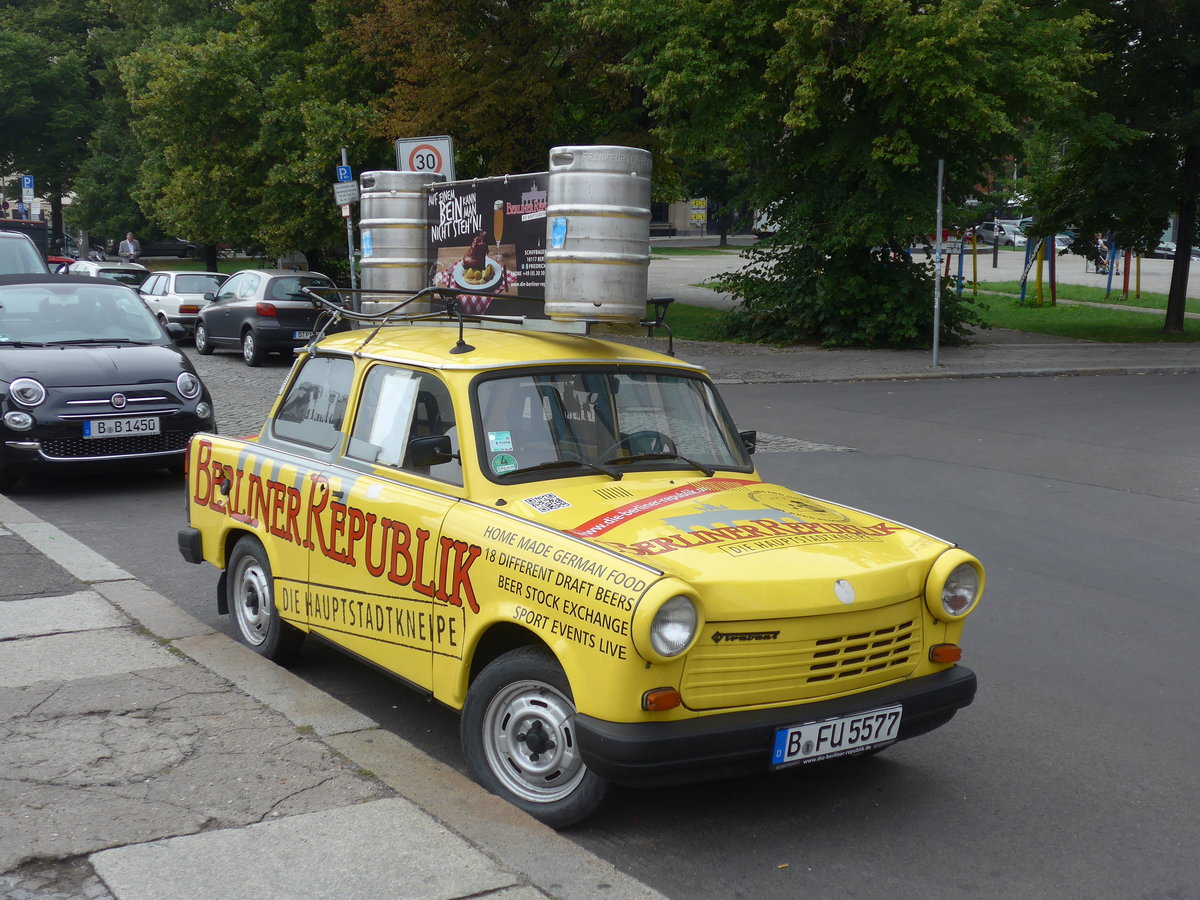 (183'464) - Trabant - B-FU 5577 - am 11. August 2017 in Berlin