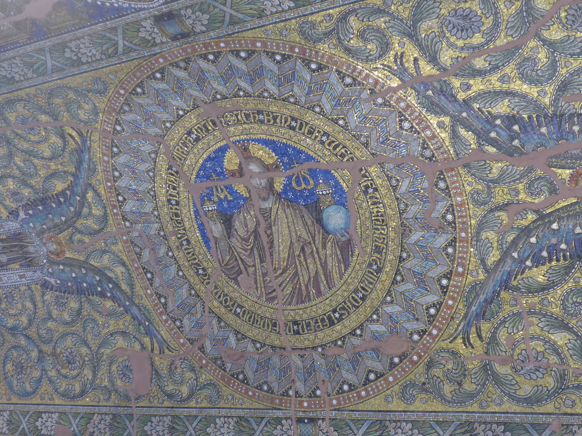 (183'476) - Deckenbemalung in der Kaiser-Wilhelm-Ged�chtniskirche am 11. August 2017 in Berlin