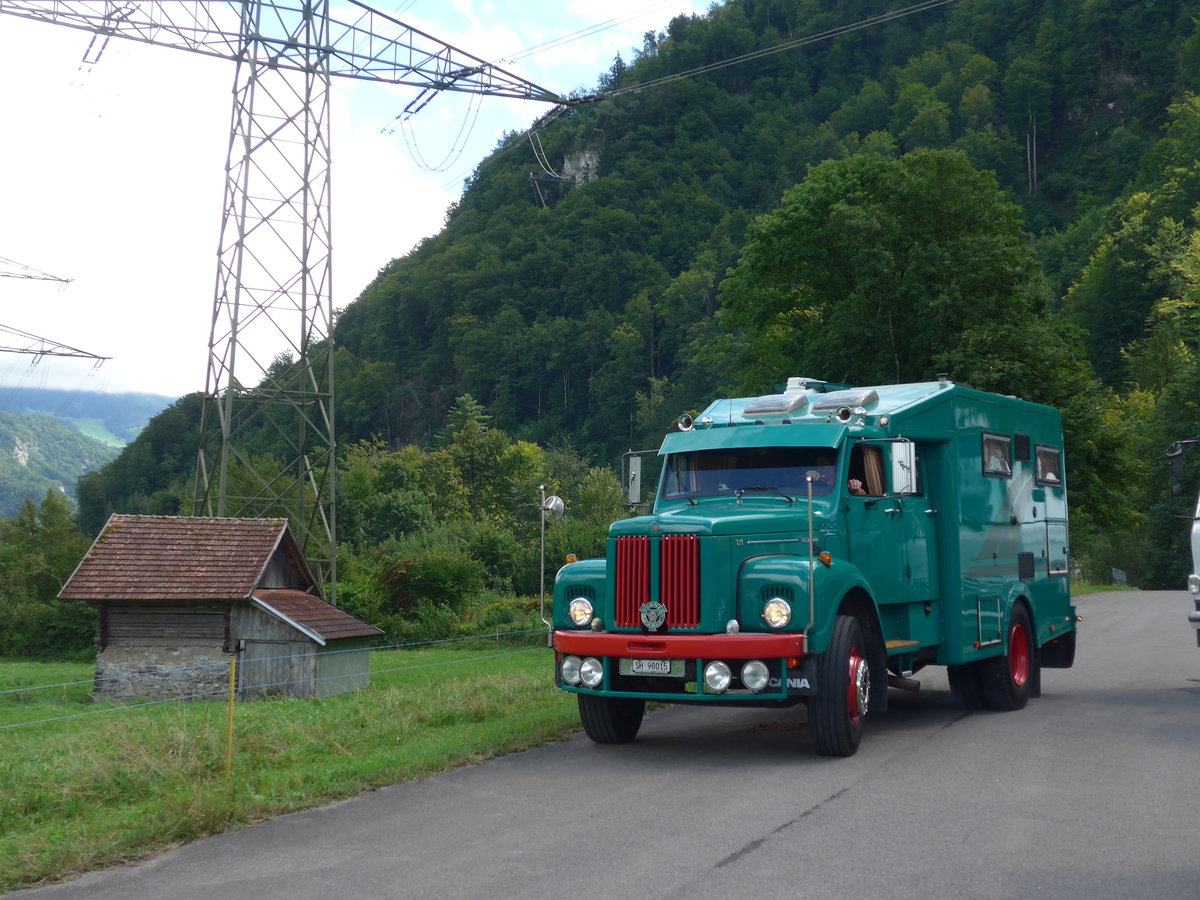 (183'617) - Scania - SH 90'015 - am 19. August 2017 in Unterbach, Rollfeld
