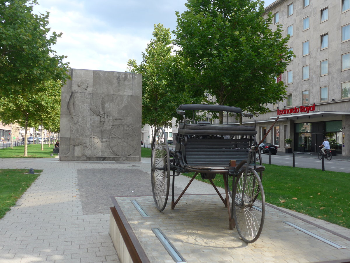 (183'795) - Benz Patentwagen am 21. August 2017 in Mannheim