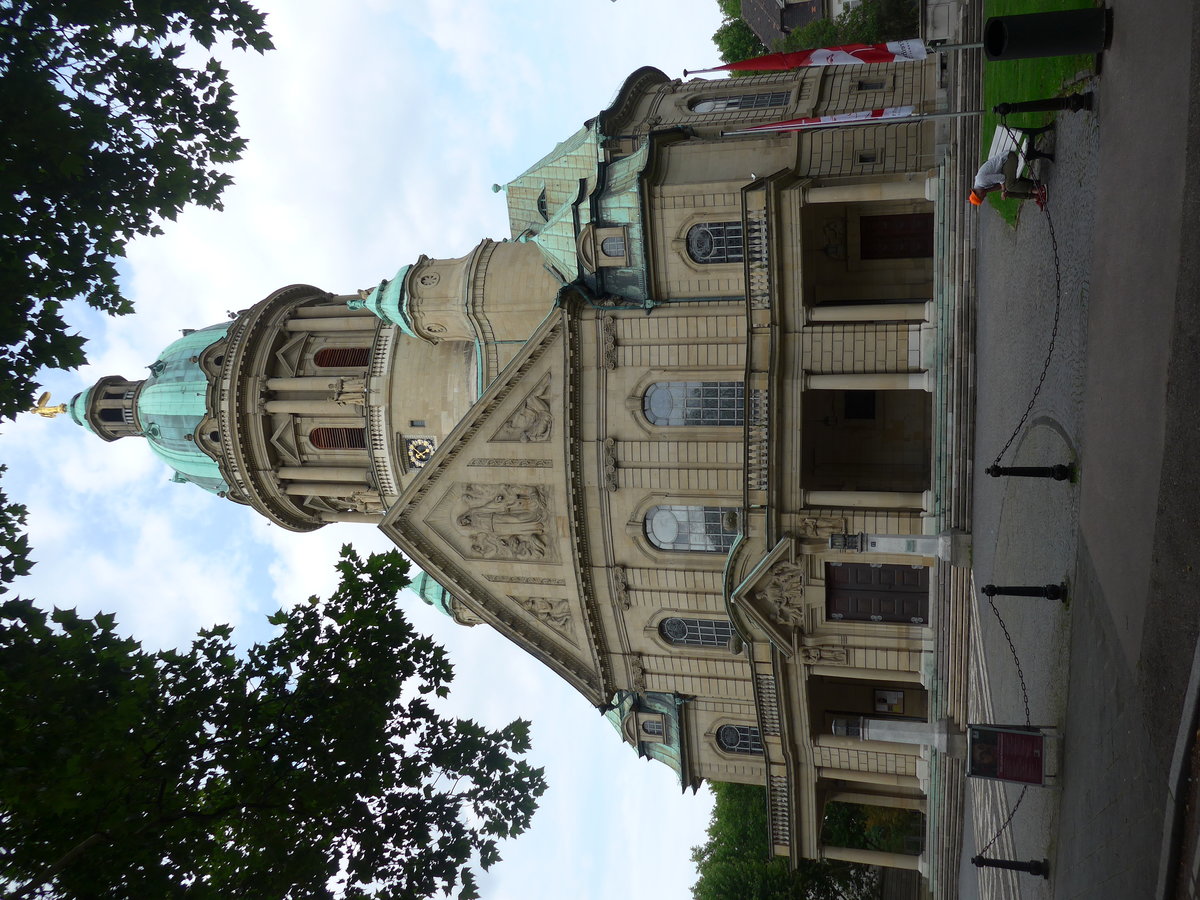 (183'796) - Die Christuskirche am 21. August 2017 in Mannheim