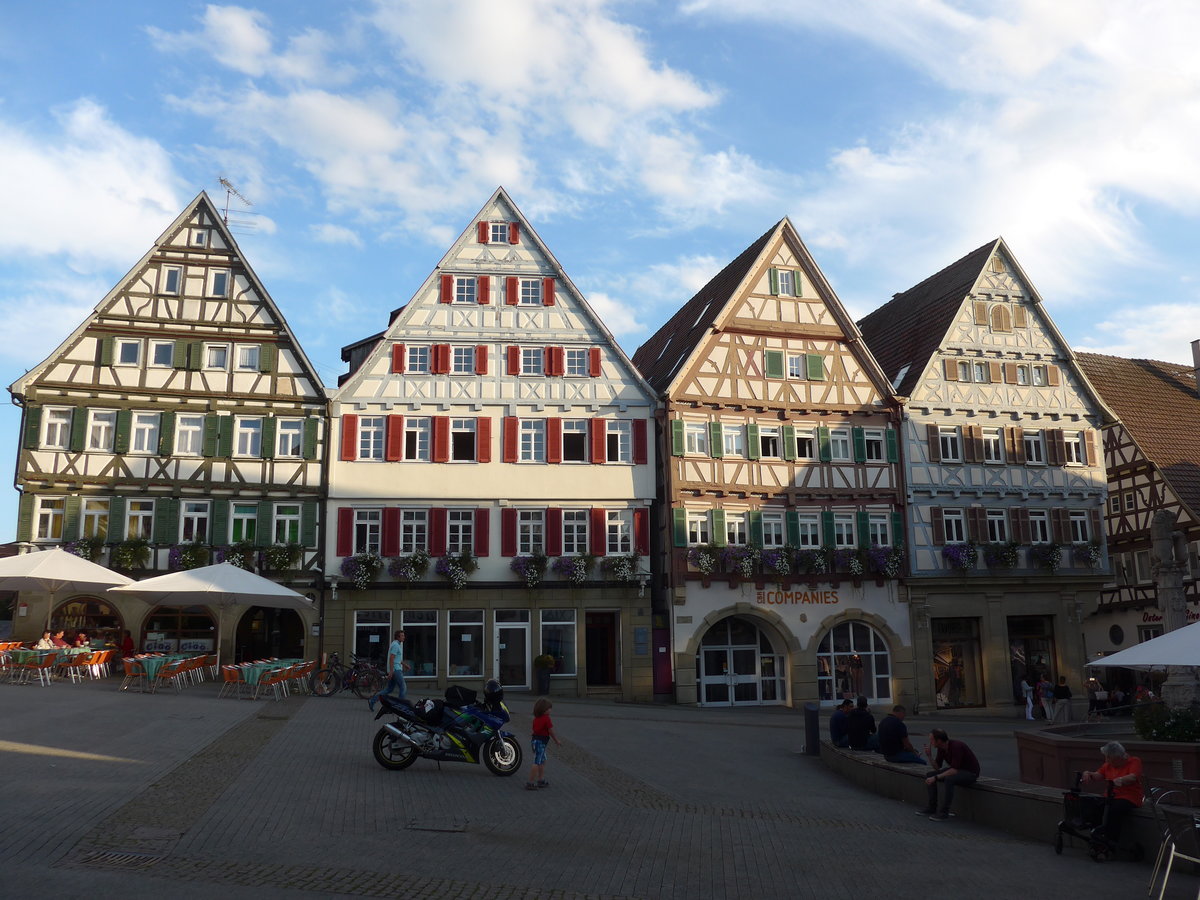 (183'851) - Marktplatz am 22. August 2017 in Herrenberg