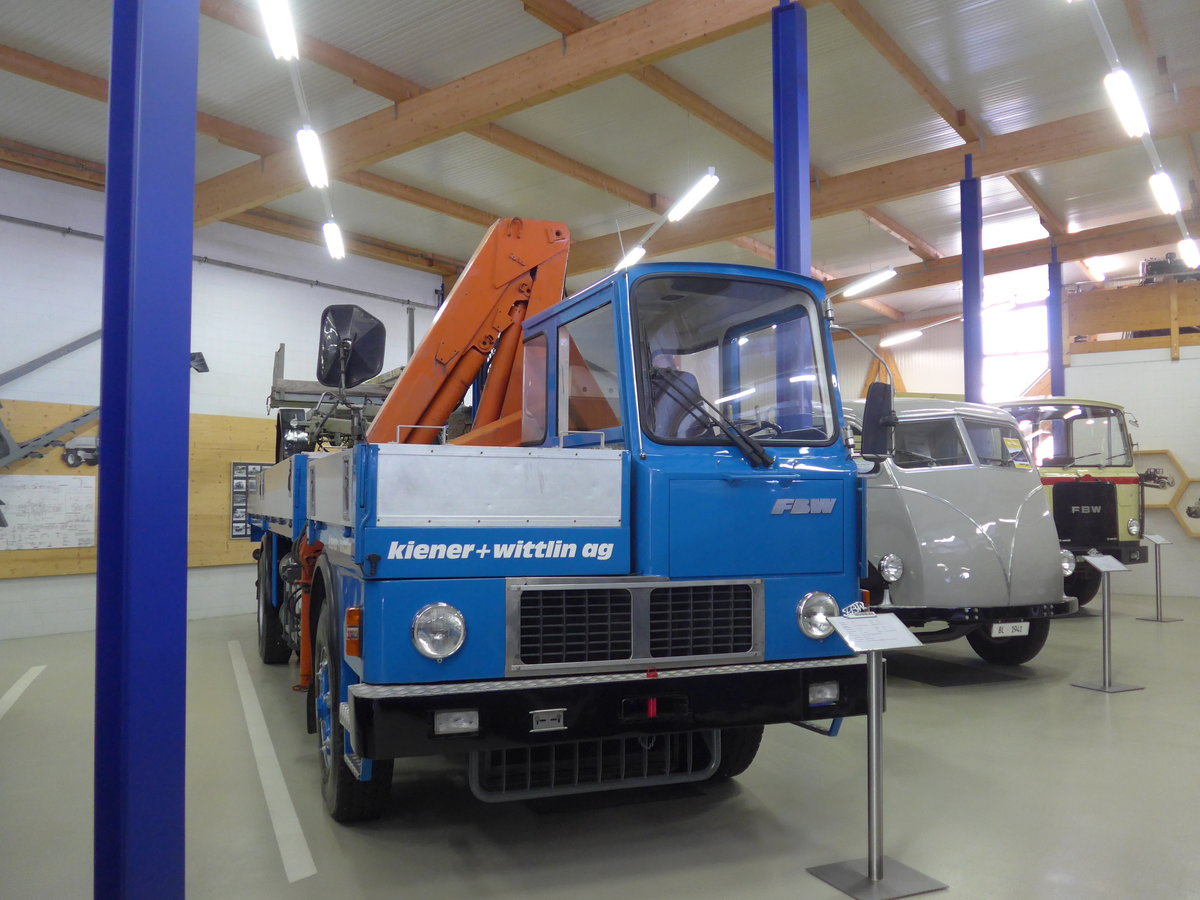 (183'947) - Kiener+Wittlin, Bern - FBW am 23. August 2017 in Wetzikon, FBW-Museum
