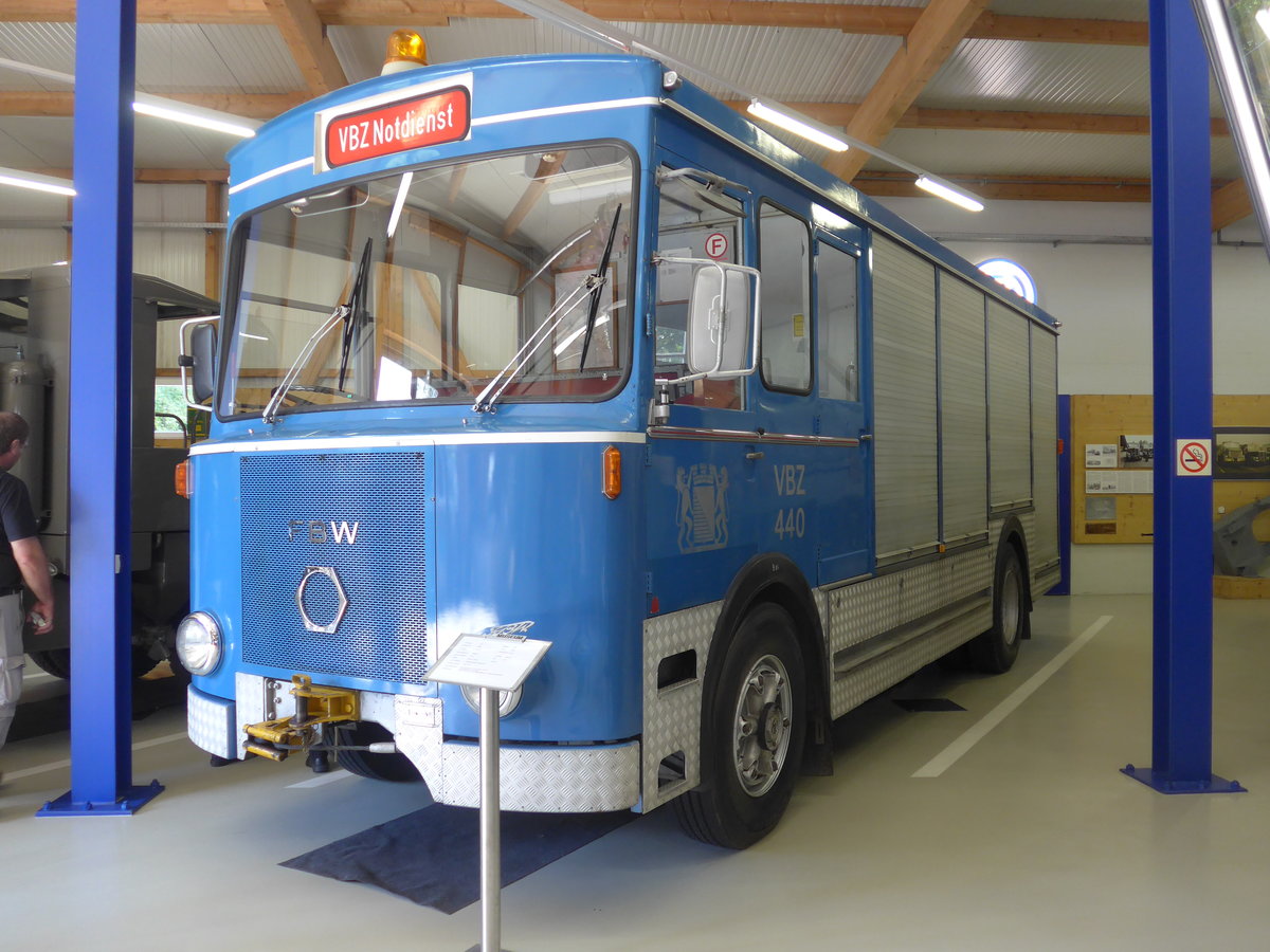 (183'948) - VBZ Z�rich - Nr. 440 - FBW am 23. August 2017 in Wetzikon, FBW-Museum