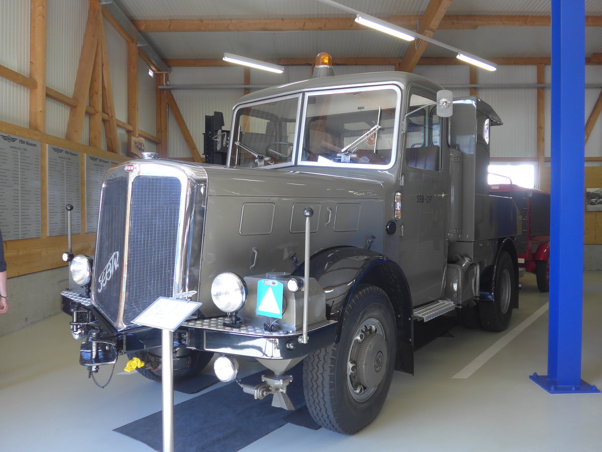 (183'954) - SBB-CFF - FBW am 23. August 2017 in Wetzikon, FBW-Museum