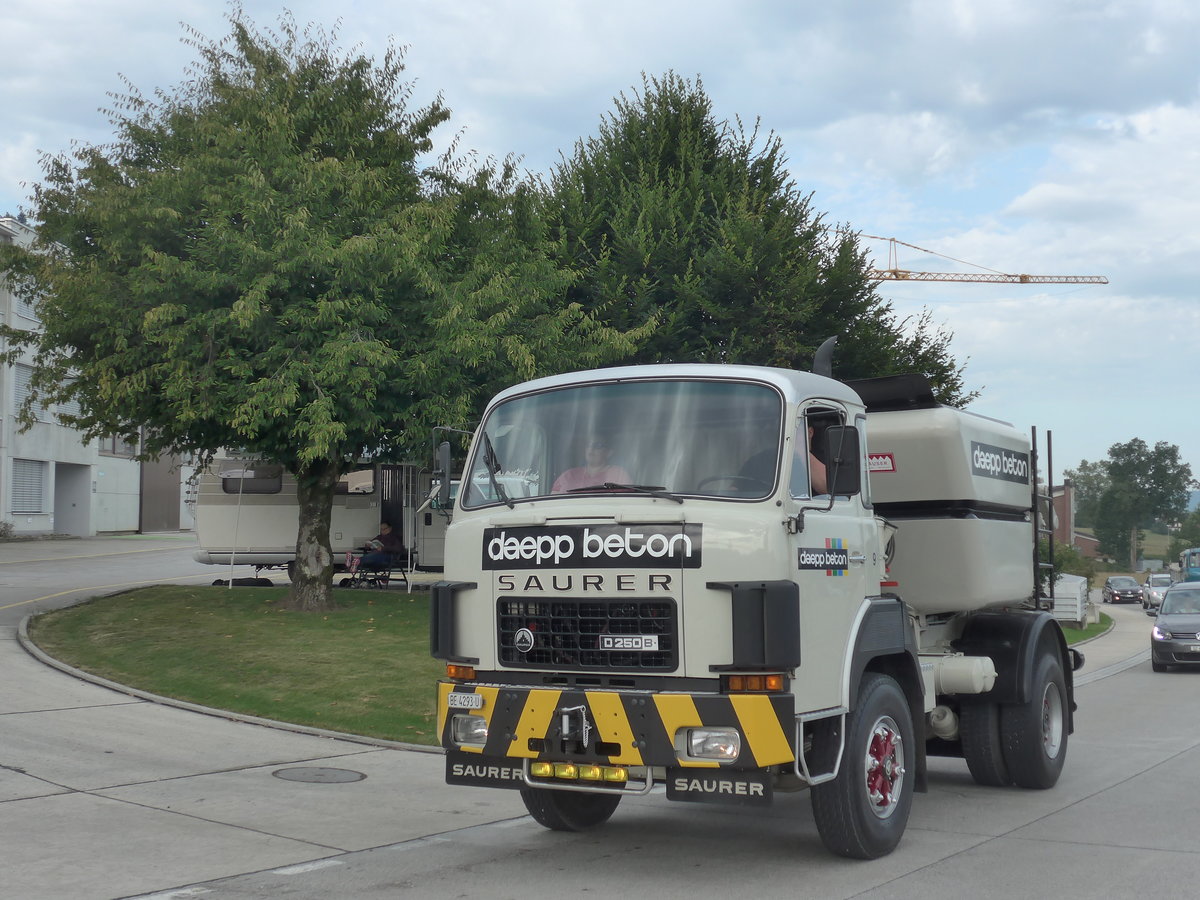 (184'288) - Daepp, Oppligen - Nr. 9/BE 4293 U - Saurer am 26. August 2017 in Oberkirch, CAMPUS Sursee