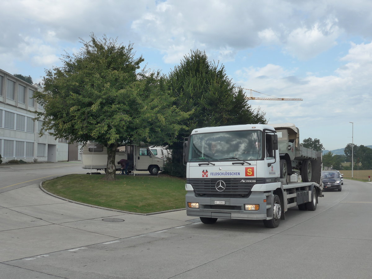 (184'296) - Feldschl�sschen, Rheinfelden - Nr. 12.012/AG 25'862 - Mercedes am 26. August 2017 in Oberkirch, CAMPUS Sursee