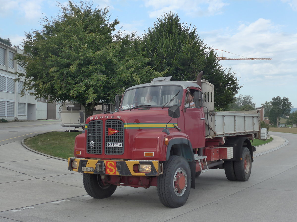 (184'300) - Saurer - TI 1040 U - am 26. August 2017 in Oberkirch, CAMPUS Sursee