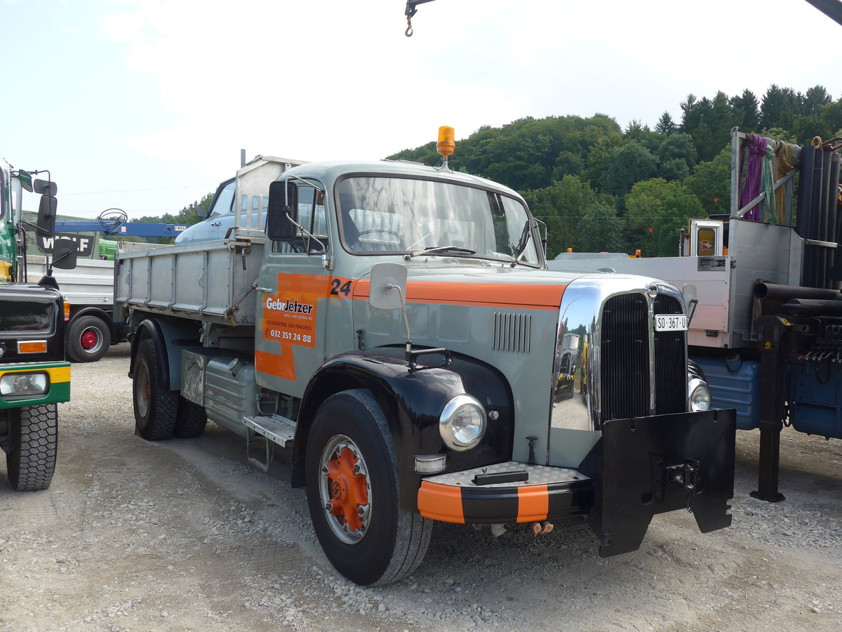 (184'428) - Jetzer, Schnottwil - Nr. 24/SO 367 U - Berna am 26. August 2017 in Oberkirch, CAMPUS Sursee