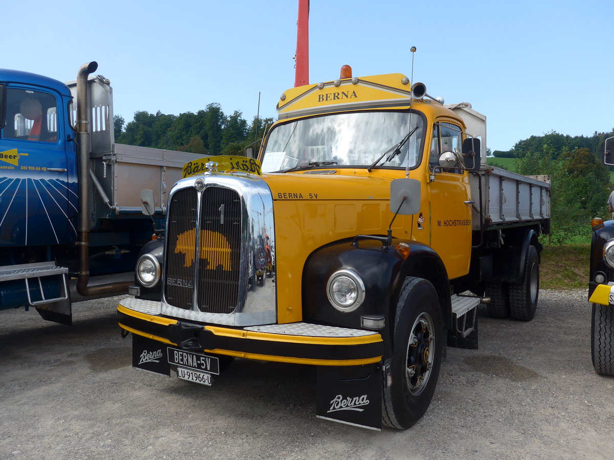 (184'430) - Hochstrasser - Nr. 1/LU 91'966 U - Berna am 26. August 2017 in Oberkirch, CAMPUS Sursee