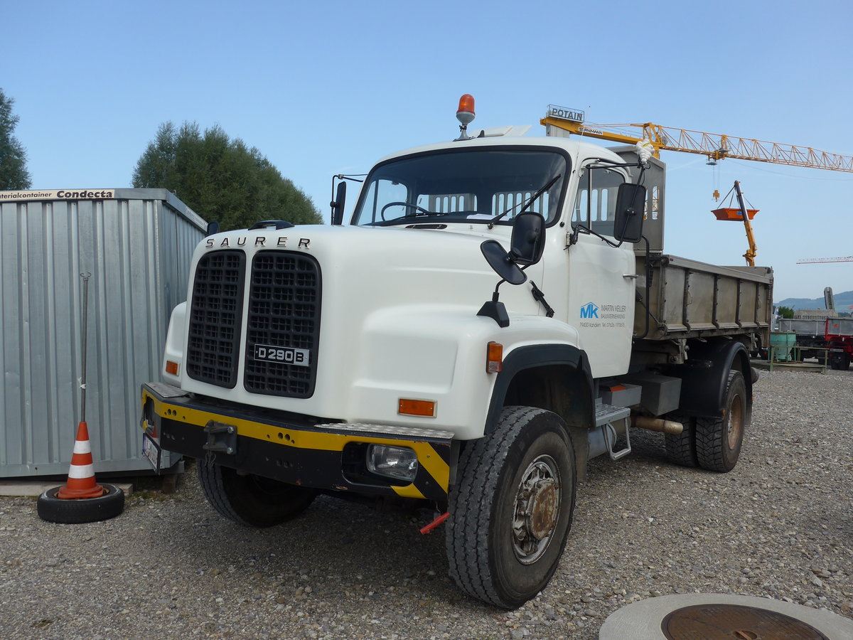 (184'432) - Keller, Kandern - L�-MK 660H - Saurer am 26. August 2017 in Oberkirch, CAMPUS Sursee