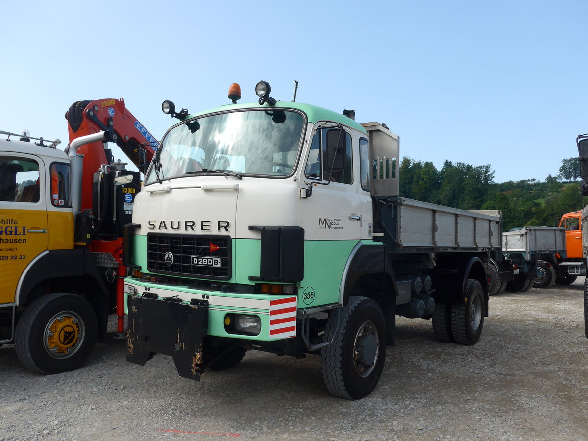 (184'436) - Mazzuchelli, Lugano - Nr. 356/TI 72'850 - Saurer am 26. August 2017 in Oberkirch, CAMPUS Sursee