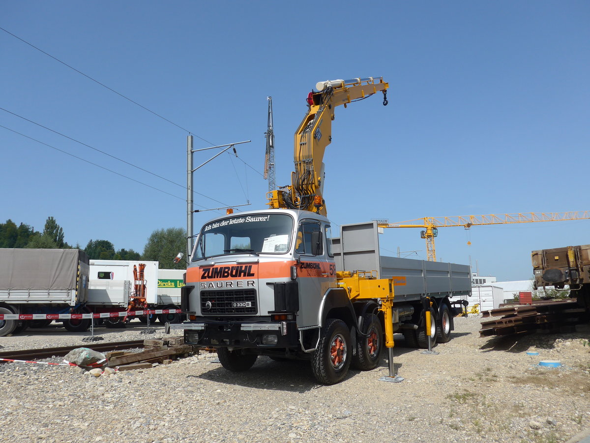 (184'440) - Zumb�hl, Littau - Nr. 58 - Saurer am 26. August 2017 in Oberkirch, CAMPUS Sursee