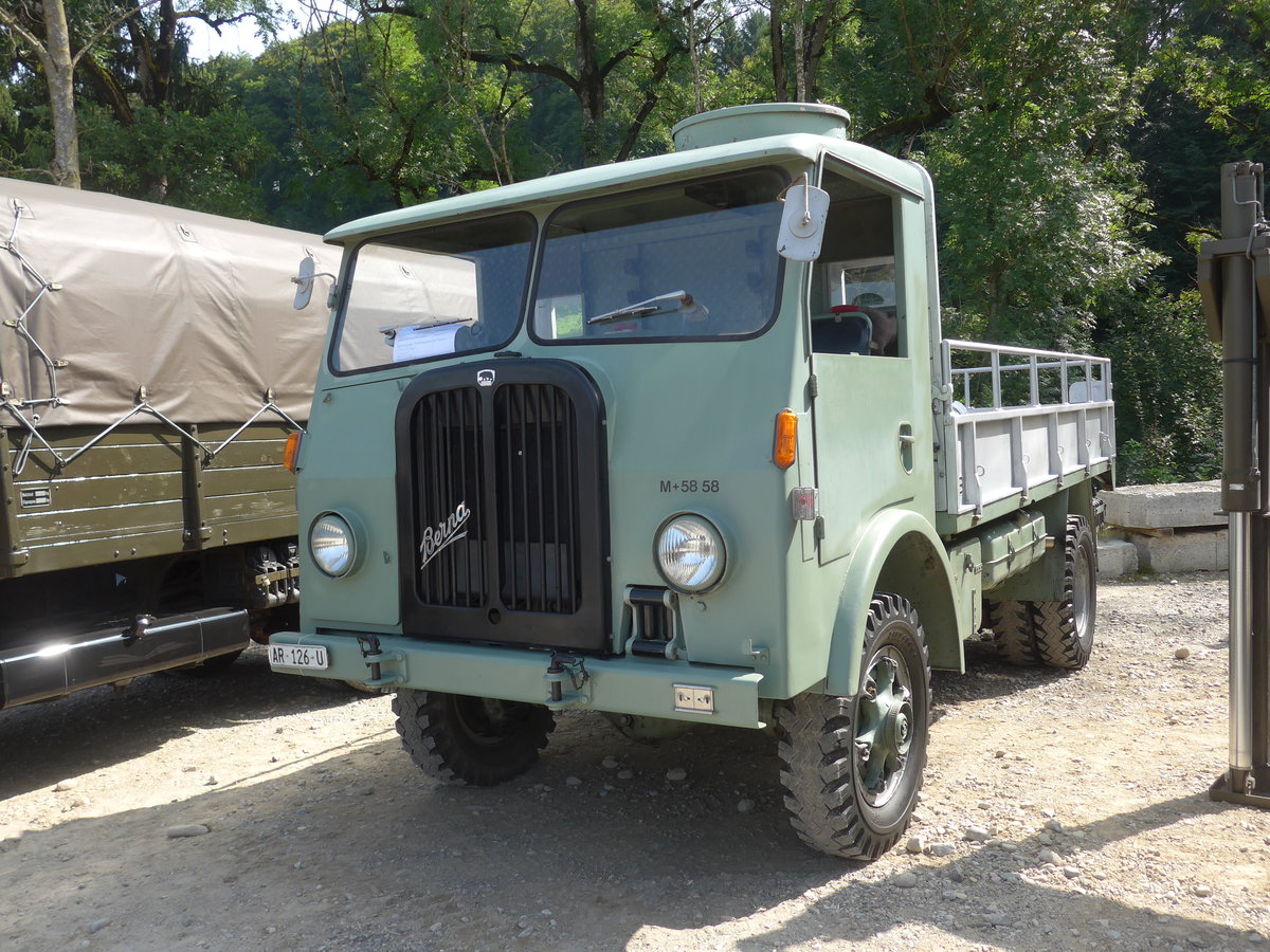 (184'447) - ex M+5858 - AR 126 U - Berna  am 26. August 2017 in Oberkirch, CAMPUS Sursee