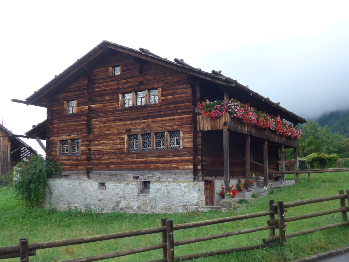 (184'723) - Das Wohnhaus von Niklaus von Fl�h am 10. September 2017 in Fl�eli-Ranft