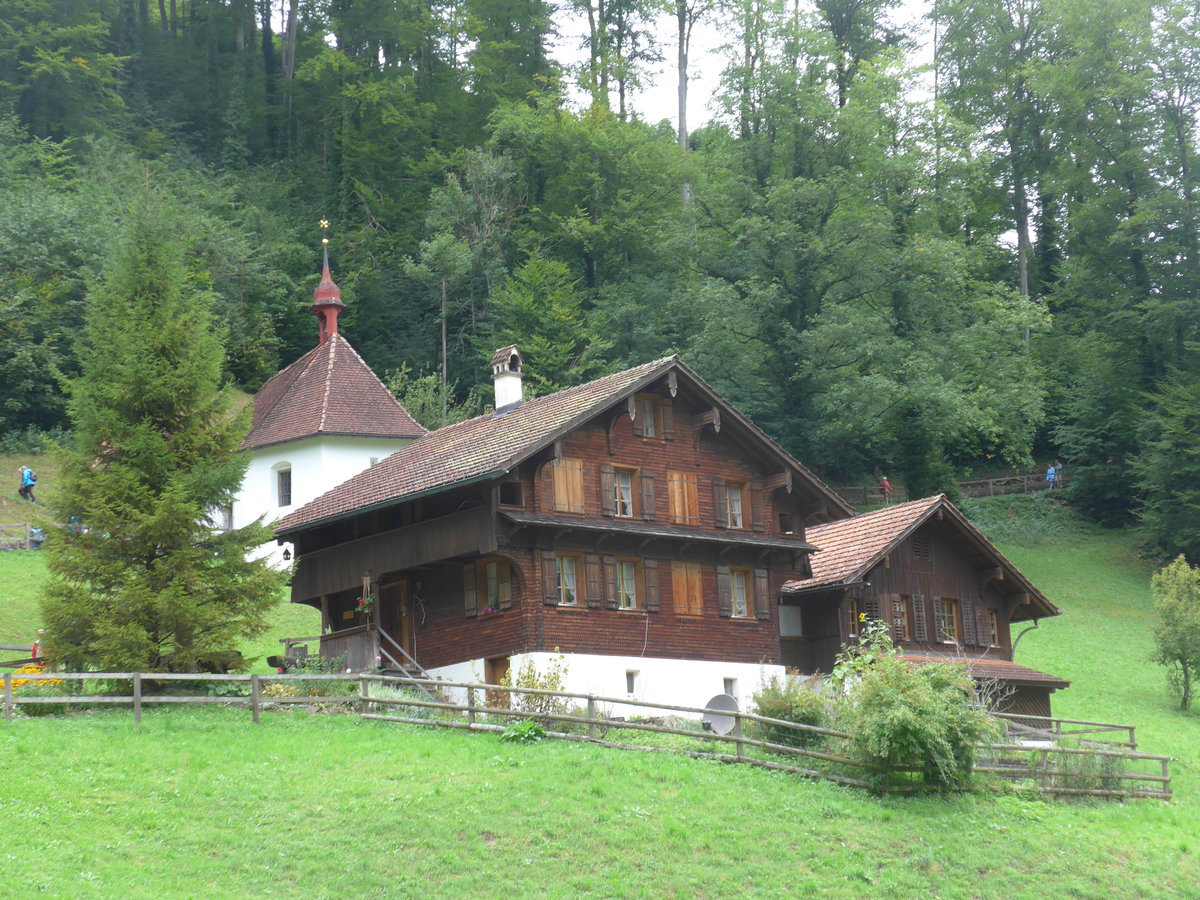 (184'751) - Bei der Ranftschlucht am 10. September 2017 bei Fl�eli-Ranft