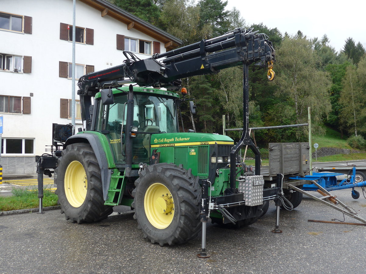 (184'812) - Raguth Tscharner, Cazis - GR 82'780 - John Deere am 16. September 2017 in Cazis, B�ndner Arena