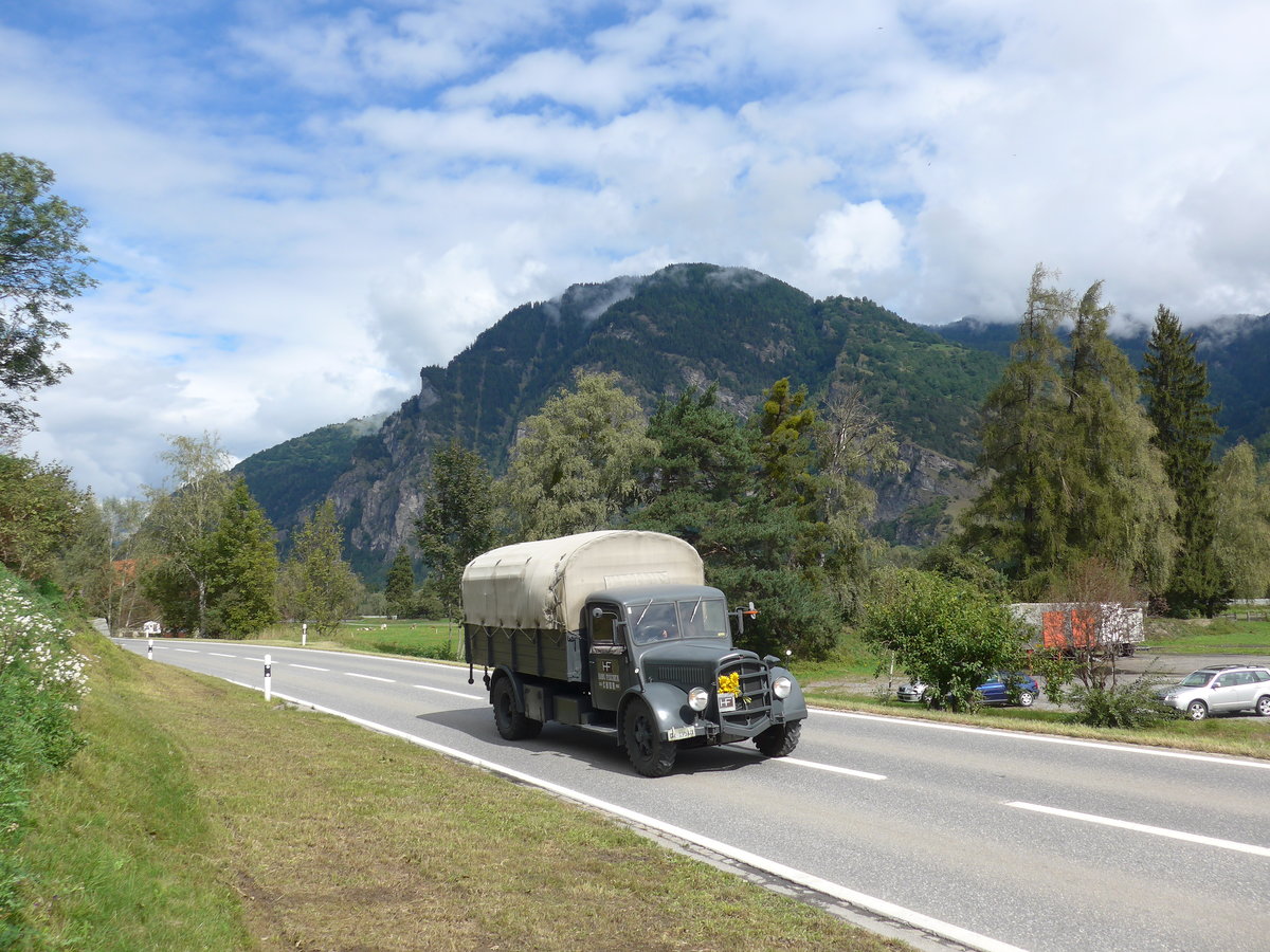 (184'819) - Fischer, Chur - GR 195 U - Berna am 16. September 2017 in Cazis, B�ndner Arena