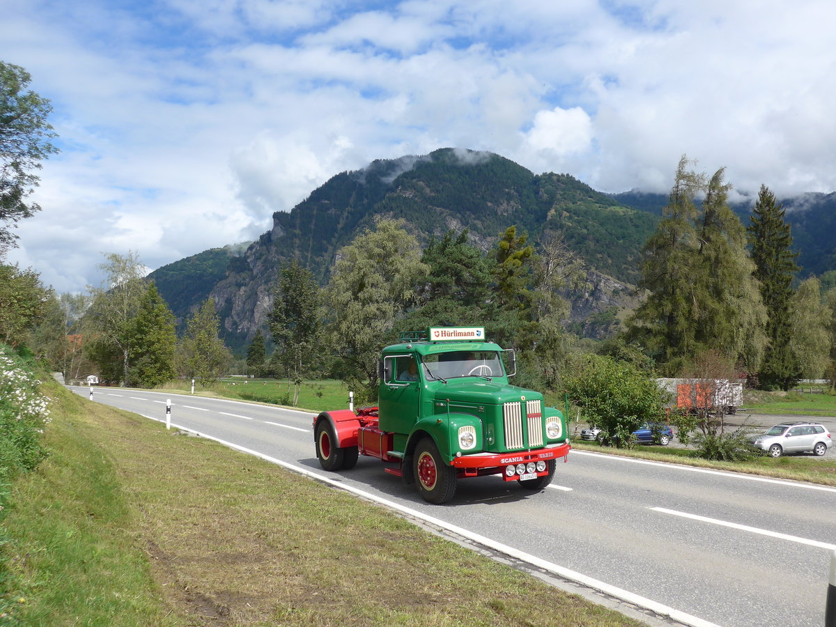 (184'823) - H�rlimann, Waldh�usern - AG 10'645 U - Scania am 16. September 2017 in Cazis, B�ndner Arena