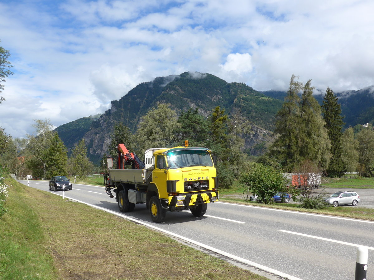 (184'824) - Hobi, Sargans - SG 27'127 U - Saurer am 16. September 2017 in Cazis, B�ndner Arena