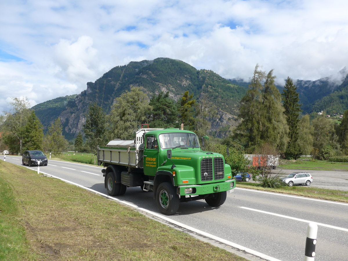 (184'835) - Steiger, Balgach - SG 45'258 - Saurer am 16. September 2017 in Cazis, B�ndner Arena