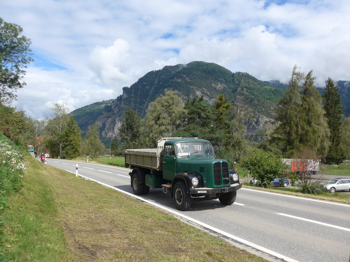 (184'839) - Saurer - TI 100'134 - am 16. September 2017 in Cazis, B�ndner Arena