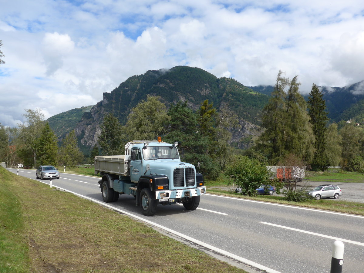 (184'852) - Poltera, Savignin - GR 11'904 - Saurer am 16. September 2017 in Cazis, B�ndner Arena