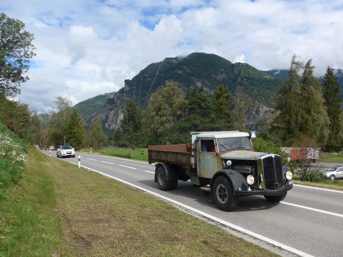 (184'855) - Saurer - TG 2615 U - am 16. September 2017 in Cazis, B�ndner Arena