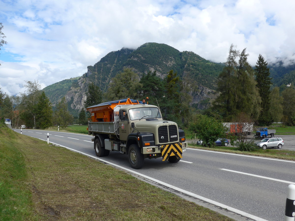 (184'866) - H�feli, Lenzburg - Nr. 22/AG 7995 - Saurer am 16. September 2017 in Cazis, B�ndner Arena