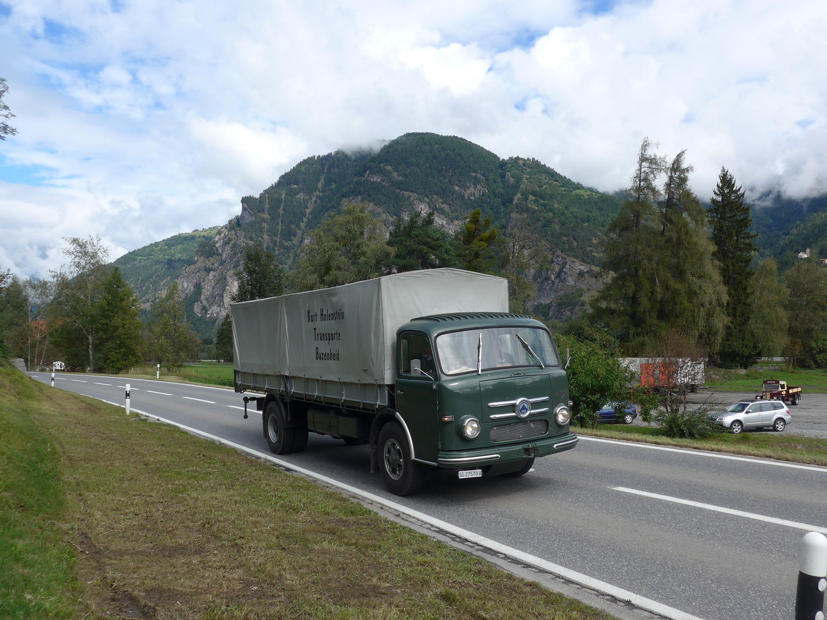 (184'879) - Holenstein, Bazenheid - SG 27'570 U - Saurer am 16. September 2017 in Cazis, B�ndner Arena