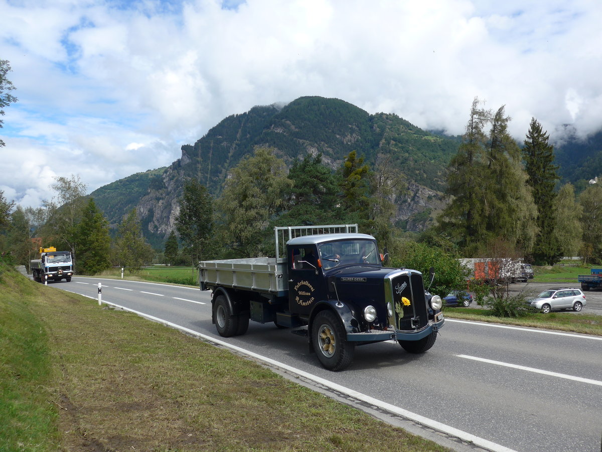 (184'896) - Amstein, Willisau - LU 91'084 U - Saurer am 16. September 2017 in Cazis, B�ndner Arena
