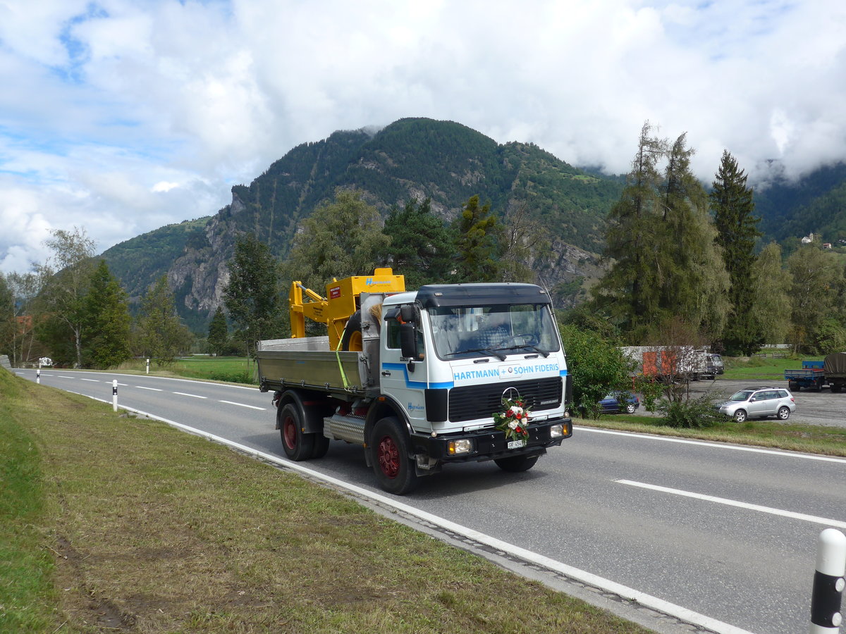 (184'897) - Hartmann, Fideris - GR 45'479 - Mercedes am 16. September 2017 in Cazis, B�ndner Arena