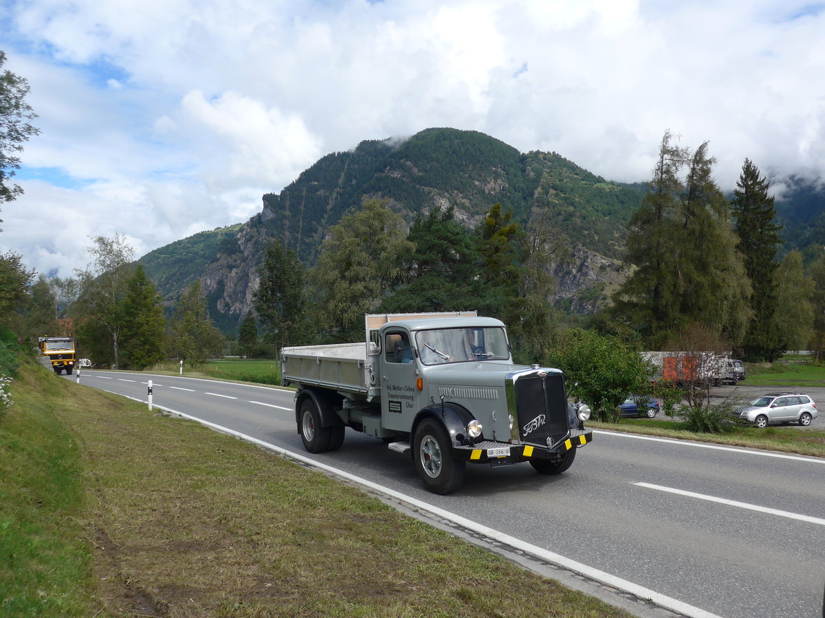 (184'899) - Mettler, Chur - GR 266 U - FBW am 16. September 2017 in Cazis, B�ndner Arena