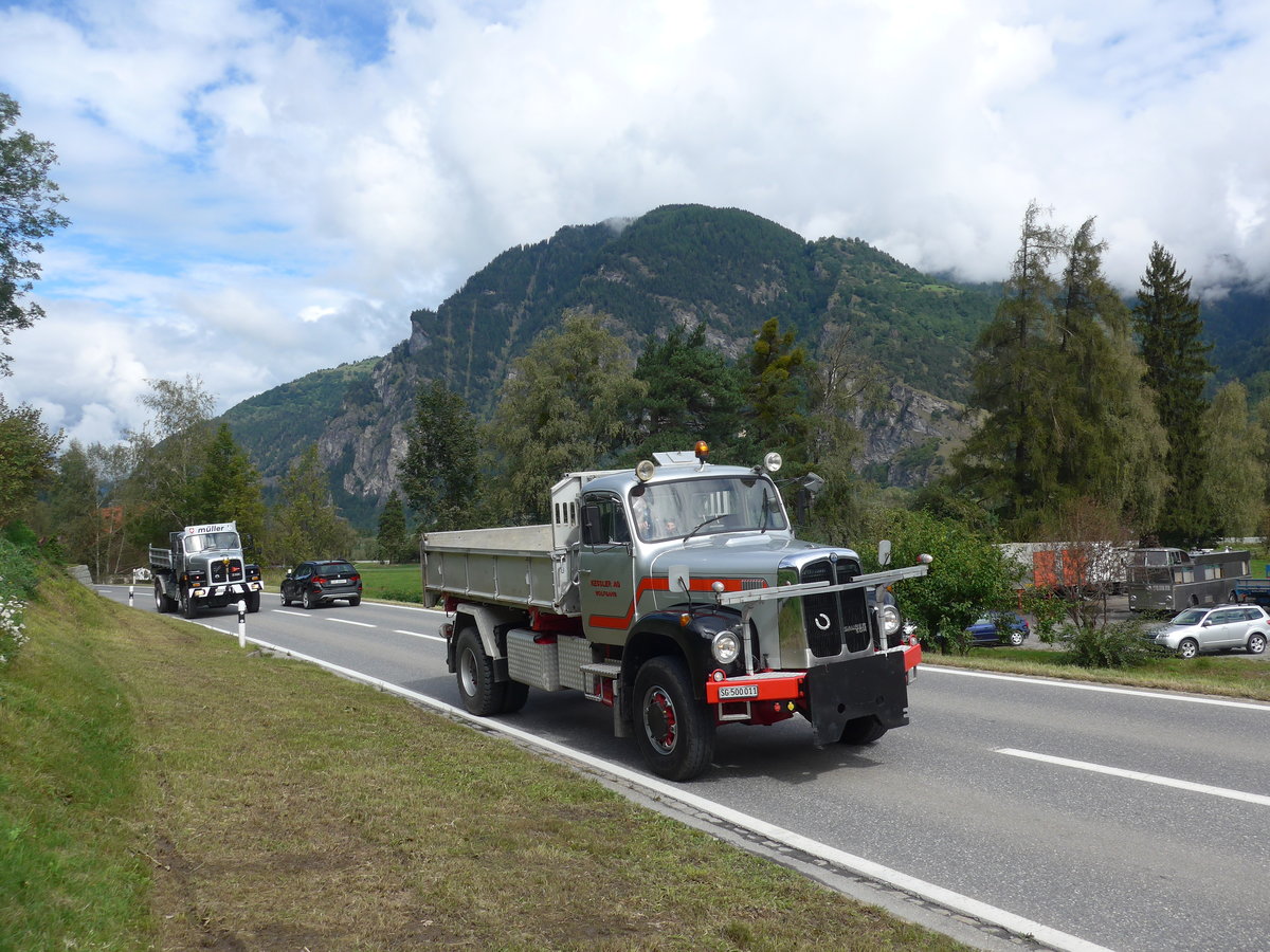 (184'900) - Kessler, Wolfgang - SG 500'011 - Saurer am 16. September 2017 in Cazis, B�ndner Arena