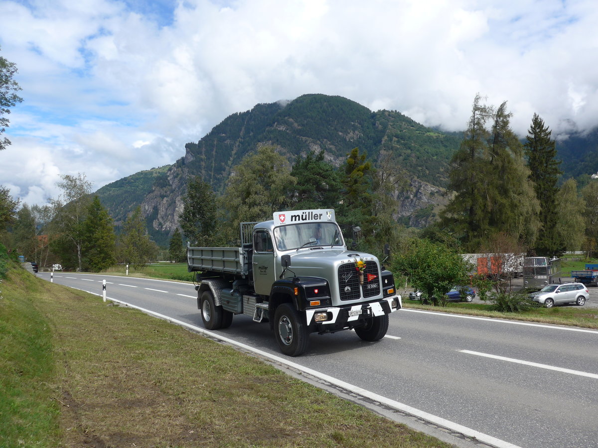 (184'901) - M�ller, Sufers - GR 236 U - Saurer am 16. September 2017 in Cazis, B�ndner Arena