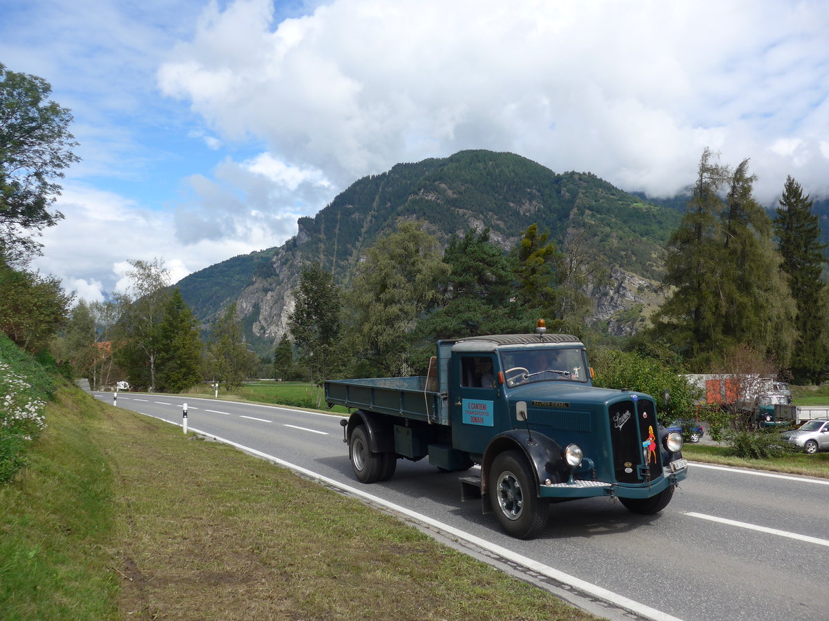 (184'918) - Cantieni, Donath - GR 276 U - Saurer am 16. September 2017 in Cazis, B�ndner Arena