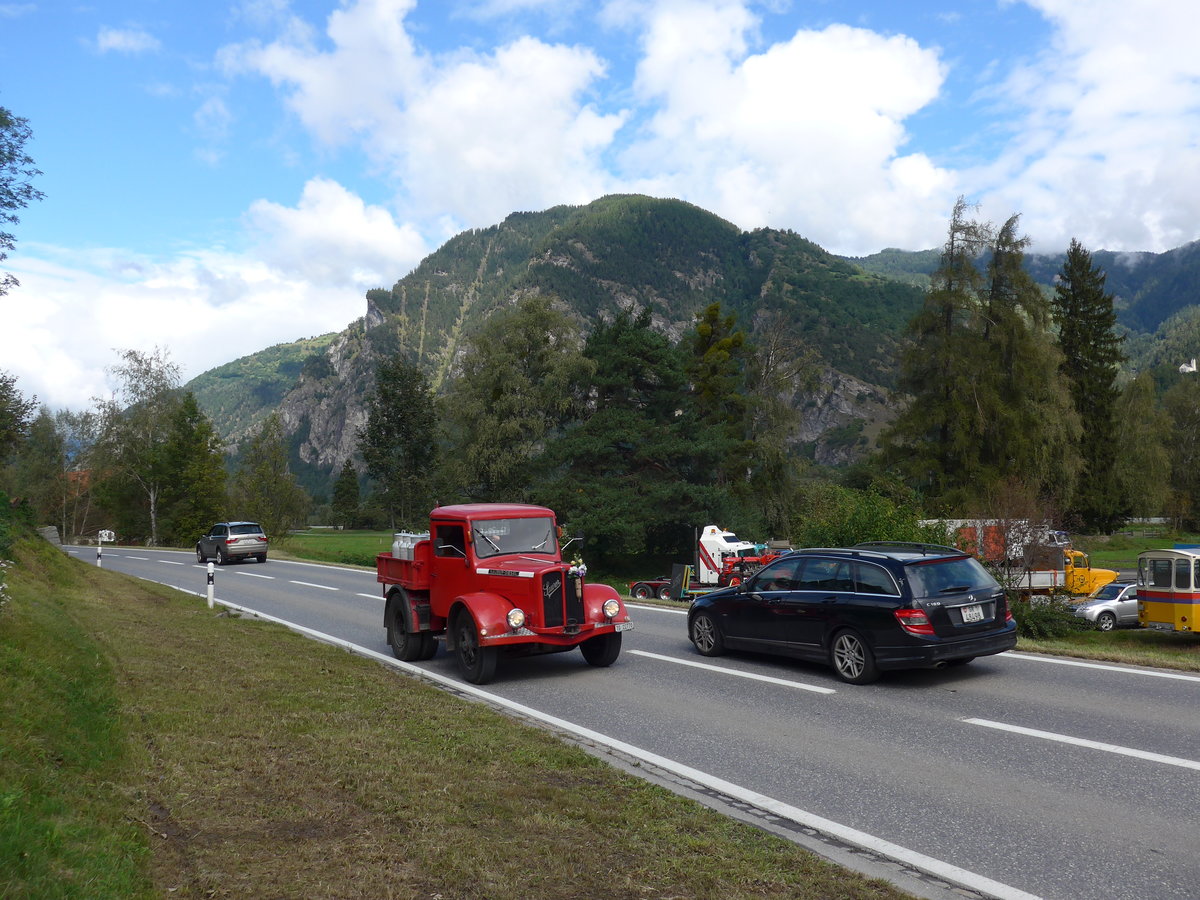 (184'934) - Saurer - TG 22'770 - am 16. September 2017 in Cazis, B�ndner Arena