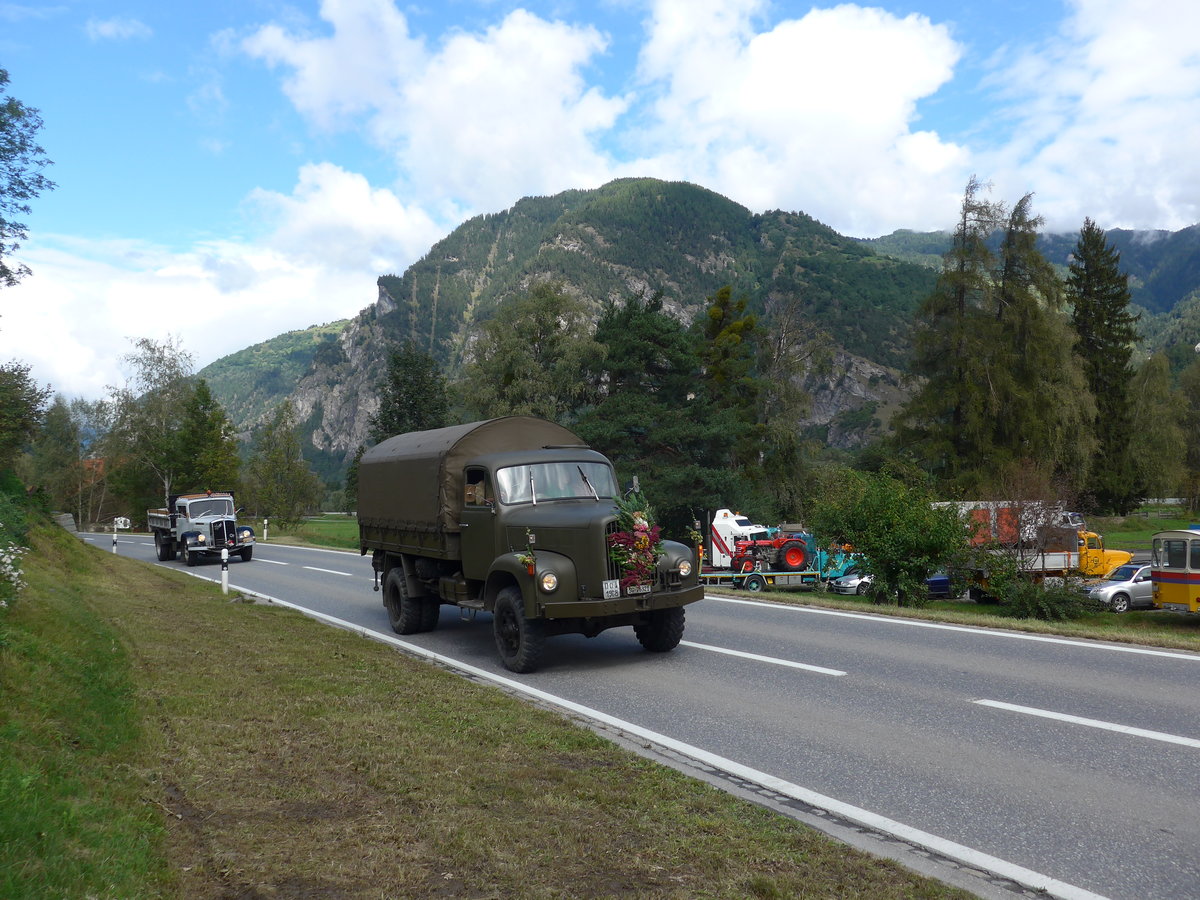 (184'936) - Saurer - SG 76'321 - am 16. September 2017 in Cazis, B�ndner Arena