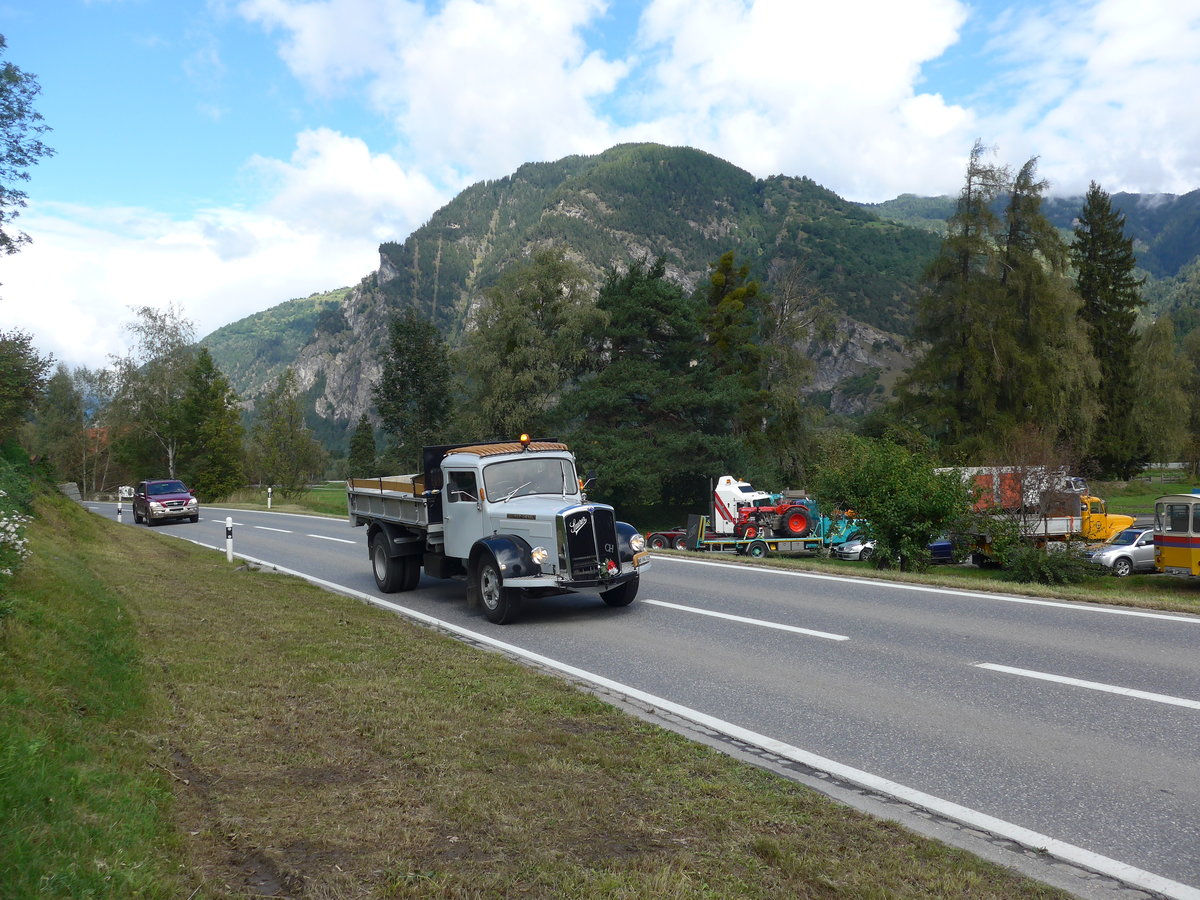 (184'937) - Saurer - VD 394'722 - am 16. September 2017 in Cazis, B�ndner Arena