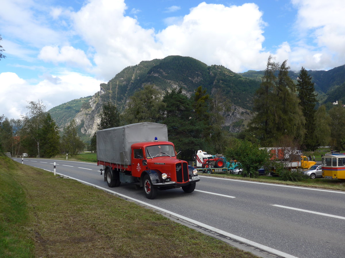 (184'940) - Fischer, Basel - BS 2661 - Saurer am 16. September 2017 in Cazis, B�ndner Arena