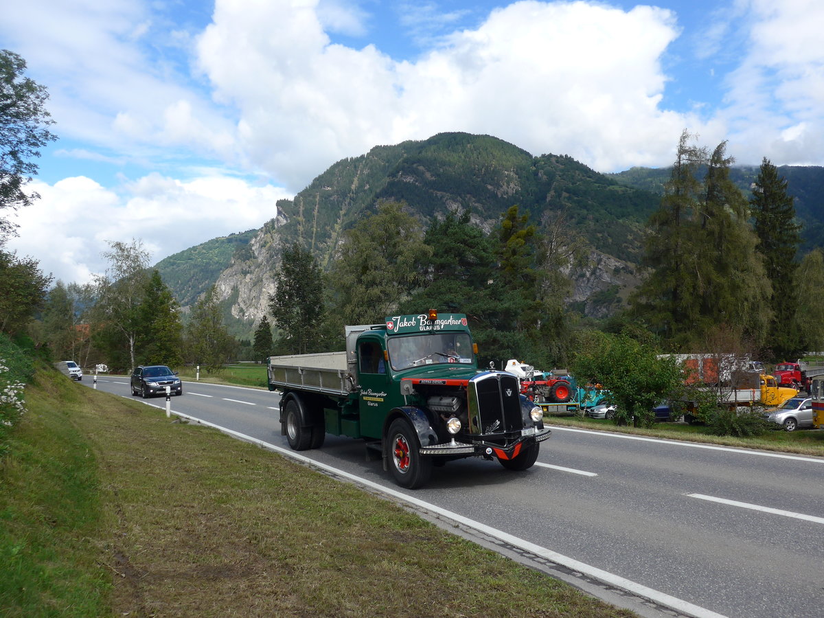 (184'949) - Baumgartner, Glarus - GL 133 - Berna am 16. September 2017 in Cazis, B�ndner Arena