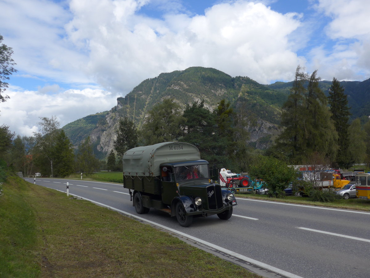 (184'950) - Saurer - SG 6154 - am 16. September 2017 in Cazis, B�ndner Arena