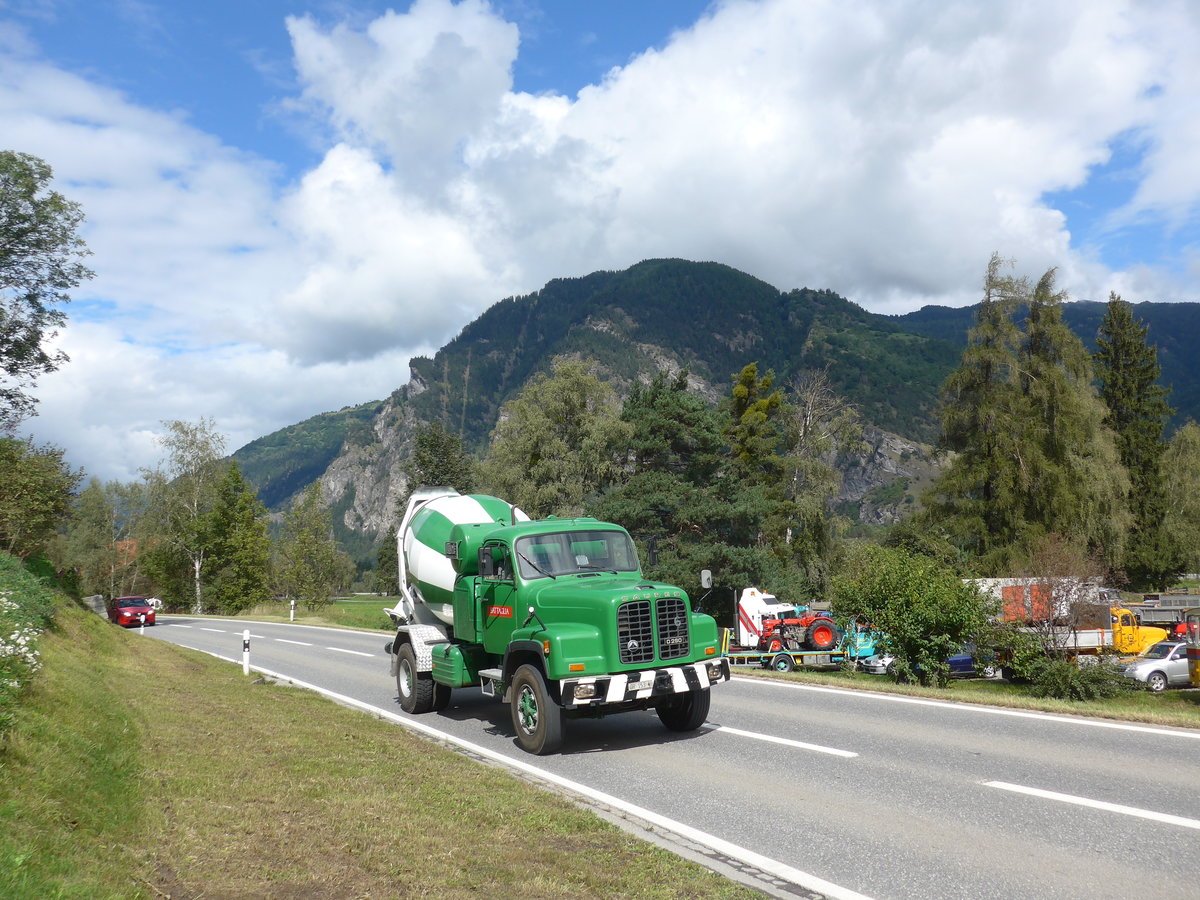 (184'967) - Battaglia, Thusis, GR 153 U - Saurer am 16. September 2017 in Cazis, B�ndner Arena