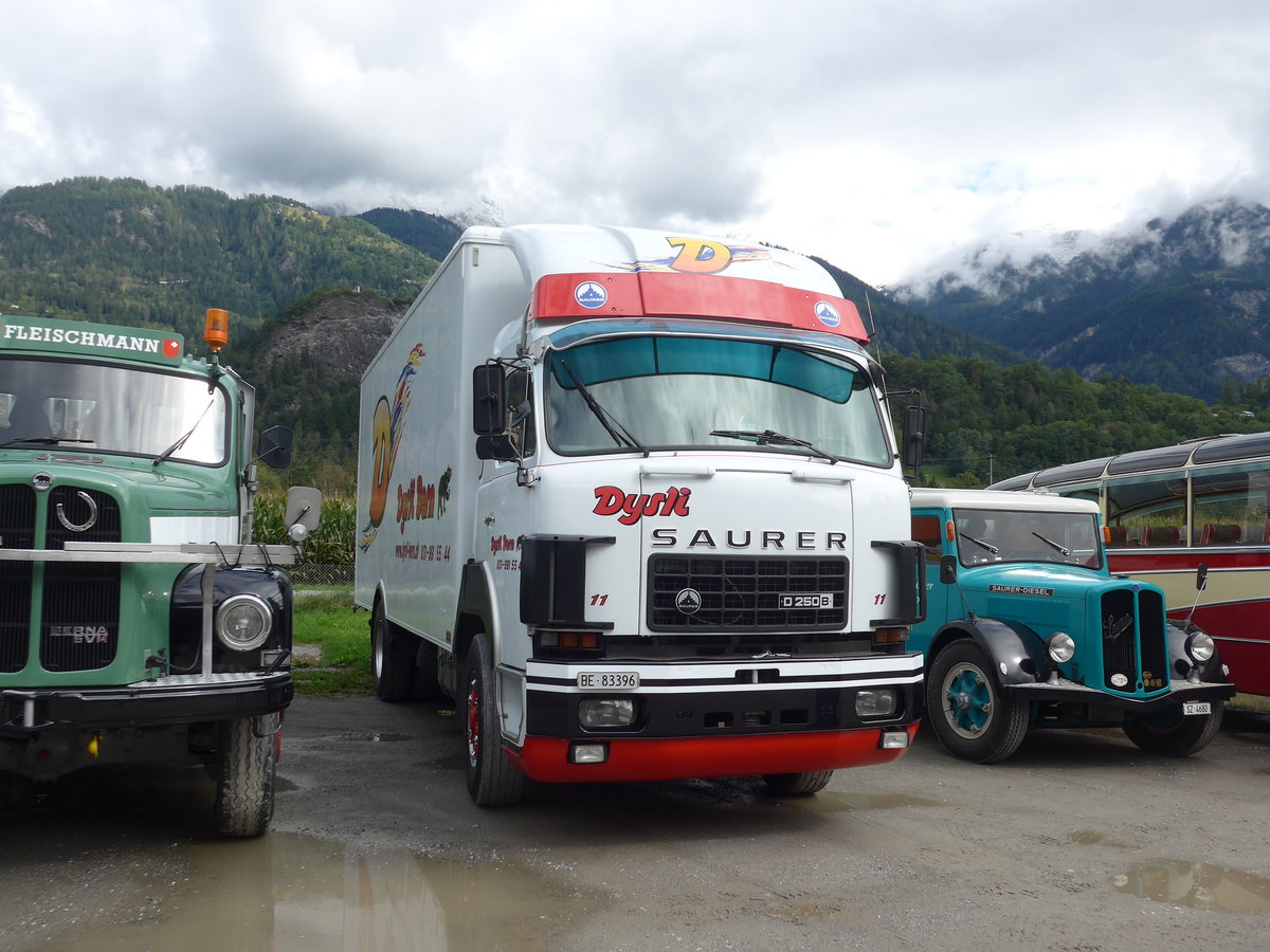 (185'011) - Dysli, Bern - Nr. 11/BE 83'396 - Saurer am 16. September 2017 in Cazis, B�ndner Arena