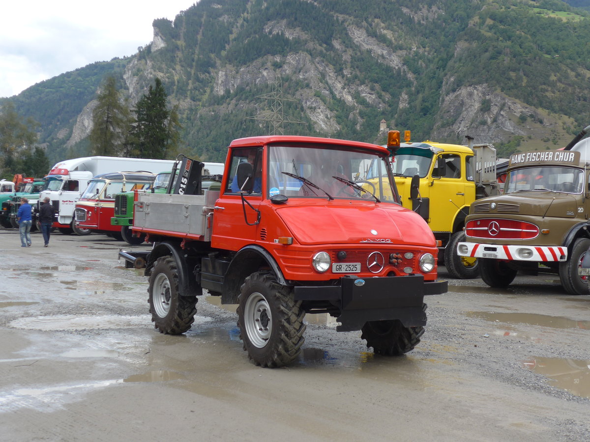 (185'027) - Mercedes - GR 2525 - am 16. September 2017 in Cazis, B�ndner Arena